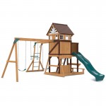 Lifespan Meer Brook Play Centre Set with 2.2m Green Slide