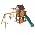 Lifespan Meer Brook Play Centre Set with 2.2m Green Slide