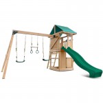 Lifespan Montrose Play Centre Set with 2.2m Green Slide