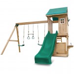 Lifespan Montrose Play Centre Set with 2.2m Green Slide