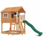 Lifespan Warrigal Cubby House with Green Slide