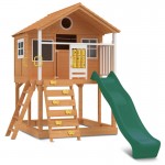 Lifespan Warrigal Cubby House with Green Slide