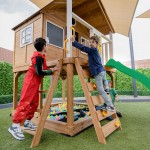 Lifespan Warrigal Cubby House with Green Slide