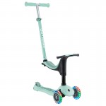 Globber GO UP Sporty Lights with Stabilizer Scooter - Mint