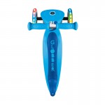 Globber Primo Foldable Lights Scooter - Sky Blue / Navy Blue