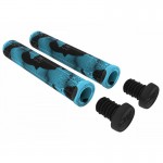 CORE Skinny Boy Handlebar Soft Scooter/Bike 170mm Grips - Arctic (Blue/Black)