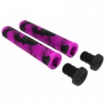 CORE Skinny Boy Handlebar Soft Scooter/Bike 170mm Grips - Fuchsia (Purple/Black)