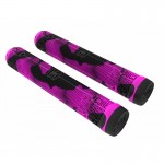 CORE Skinny Boy Handlebar Soft Scooter/Bike 170mm Grips - Fuchsia (Purple/Black)