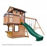 Lifespan Darlington Play Centre & Swing Set (Green Slide)