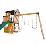 Lifespan Darlington Play Centre & Swing Set (Green Slide)