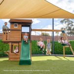 Lifespan Darlington Play Centre & Swing Set (Green Slide)