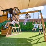 Lifespan Darlington Play Centre & Swing Set (Green Slide)