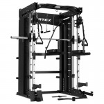 Lifespan CORTEX SM-26 6-in-1 Power Rack with Dual Stack Smith & Cable Machine with 48kg Revolock V2 Adjustable Dumbbells + 100kg Essentials Package