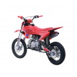 Apollo RFN Thunder 110cc Semi Automatic Dirt Bike - Red