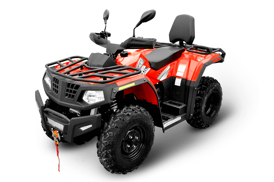 Crossfire X400 400cc Farm Atv Quad Bike - Red