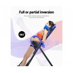 Everfit Gravity Inversion Table Foldable Stretcher Inverter Home Gym Fitness