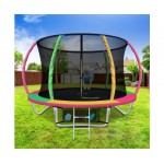 Everfit 8ft Trampoline Round Trampoline - Multi-coloured