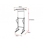 Adjustable Power Tower Dip Bar Pull Up Stand Fitness Station