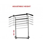 Adjustable Power Tower Dip Bar Pull Up Stand Fitness Station