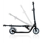 Globber One NL 205 Folding Scooter Black / Charcoal Grey 