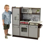 KidKraft Kids Ultimate Elite Espresso Play Kitchen with  EZ Kraft Assembly