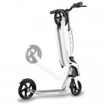 Globber One K Active BR Folding Scooter with Handbrake - White