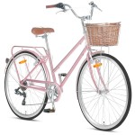 Progear Pomona 700c x 17" Ladies Retro Bike - Rose Gold - Display Model