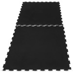 Lifespan CORTEX 10mm Commercial Interlocking Rubber Gym Tile Mat (1m x 1m) Pack of 25