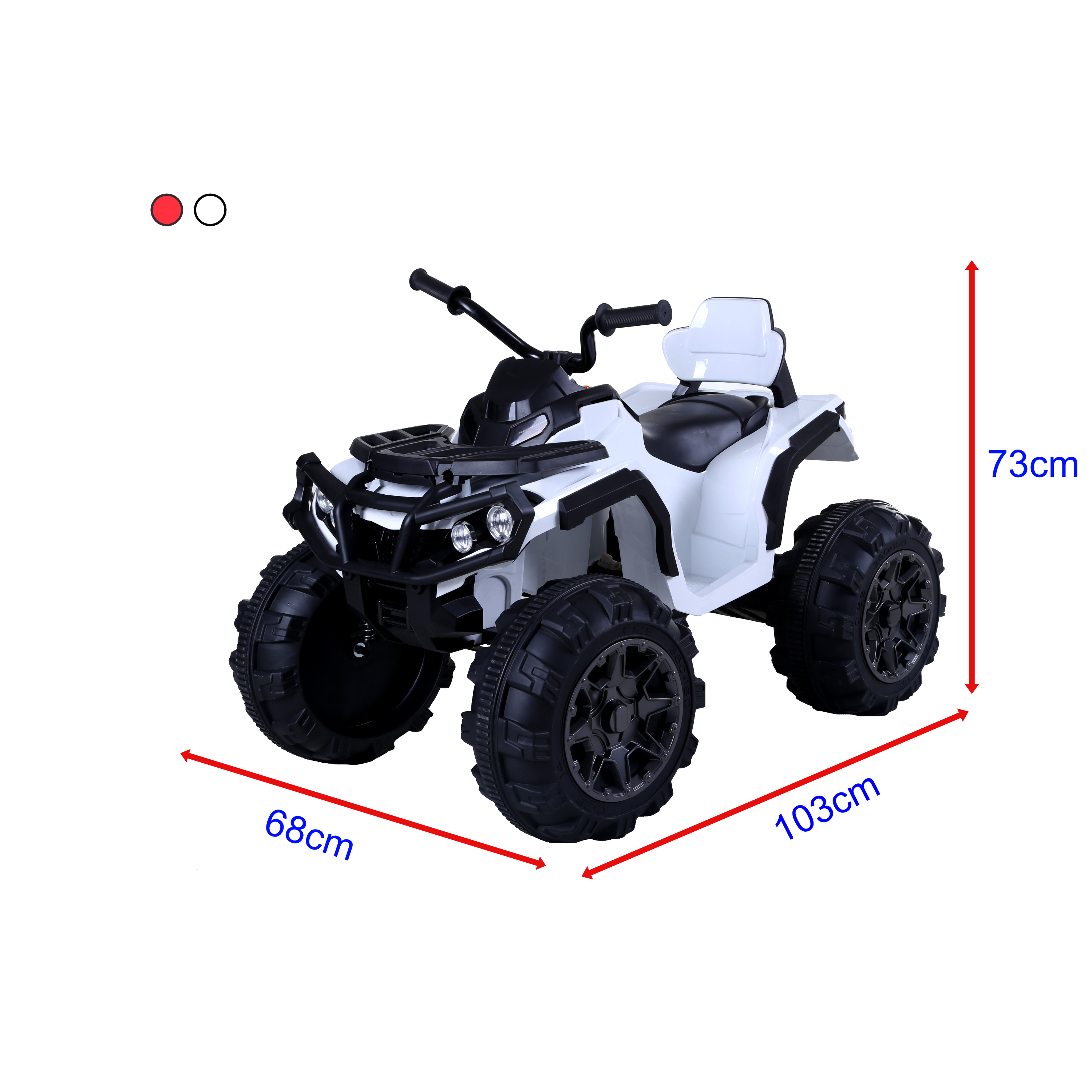 Go Skitz | Adventure Electric Quad Bike White | Go Easy Australia