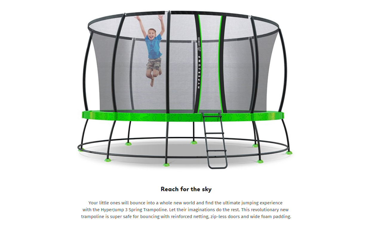 Lifespan 10ft Hyperjump3 Spring Trampoline